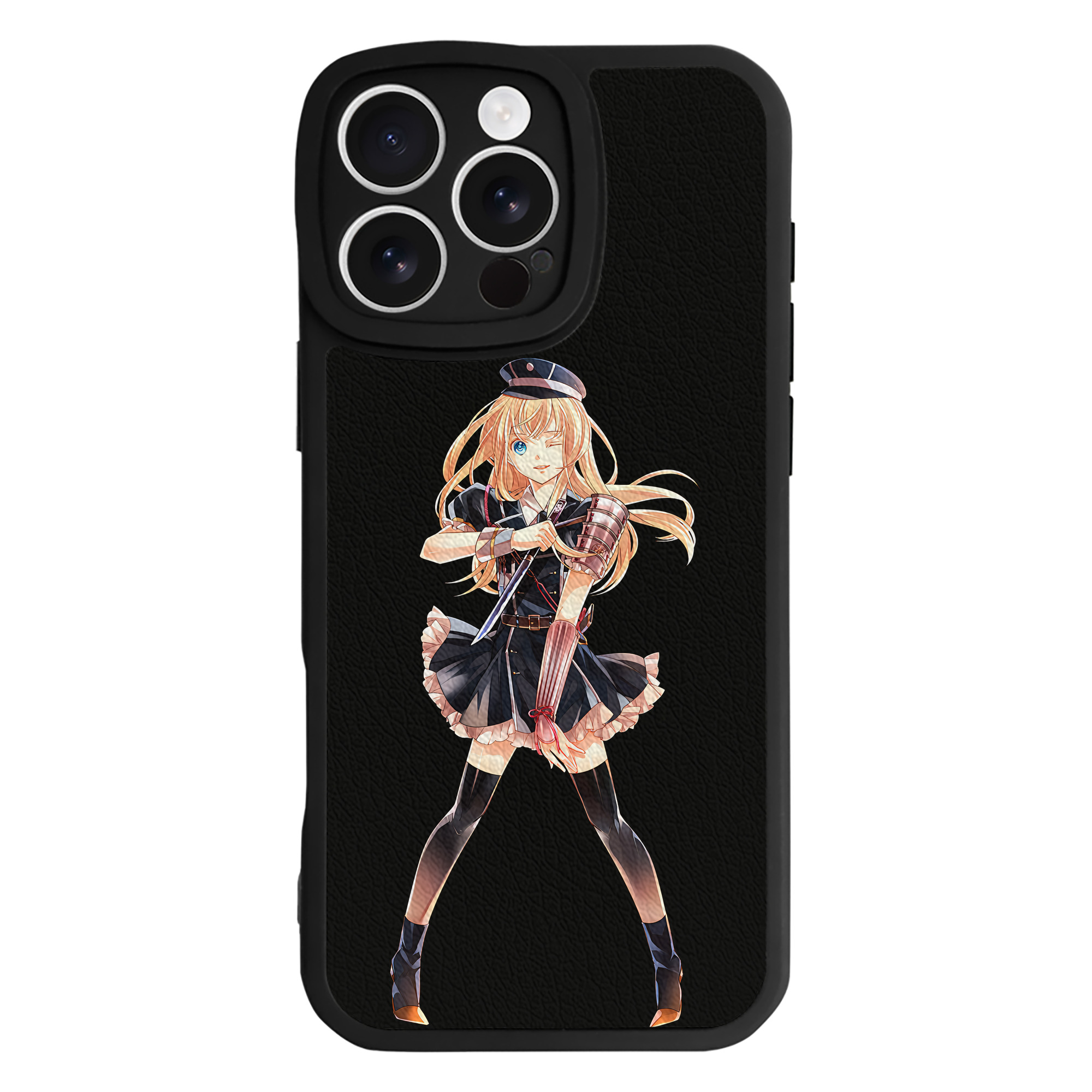 （画像用） 刀剣乱舞 Touken Ranbu 【iPhone 16シリーズ対応】シリコンスマホケース（レザー調） 材質：シリコン